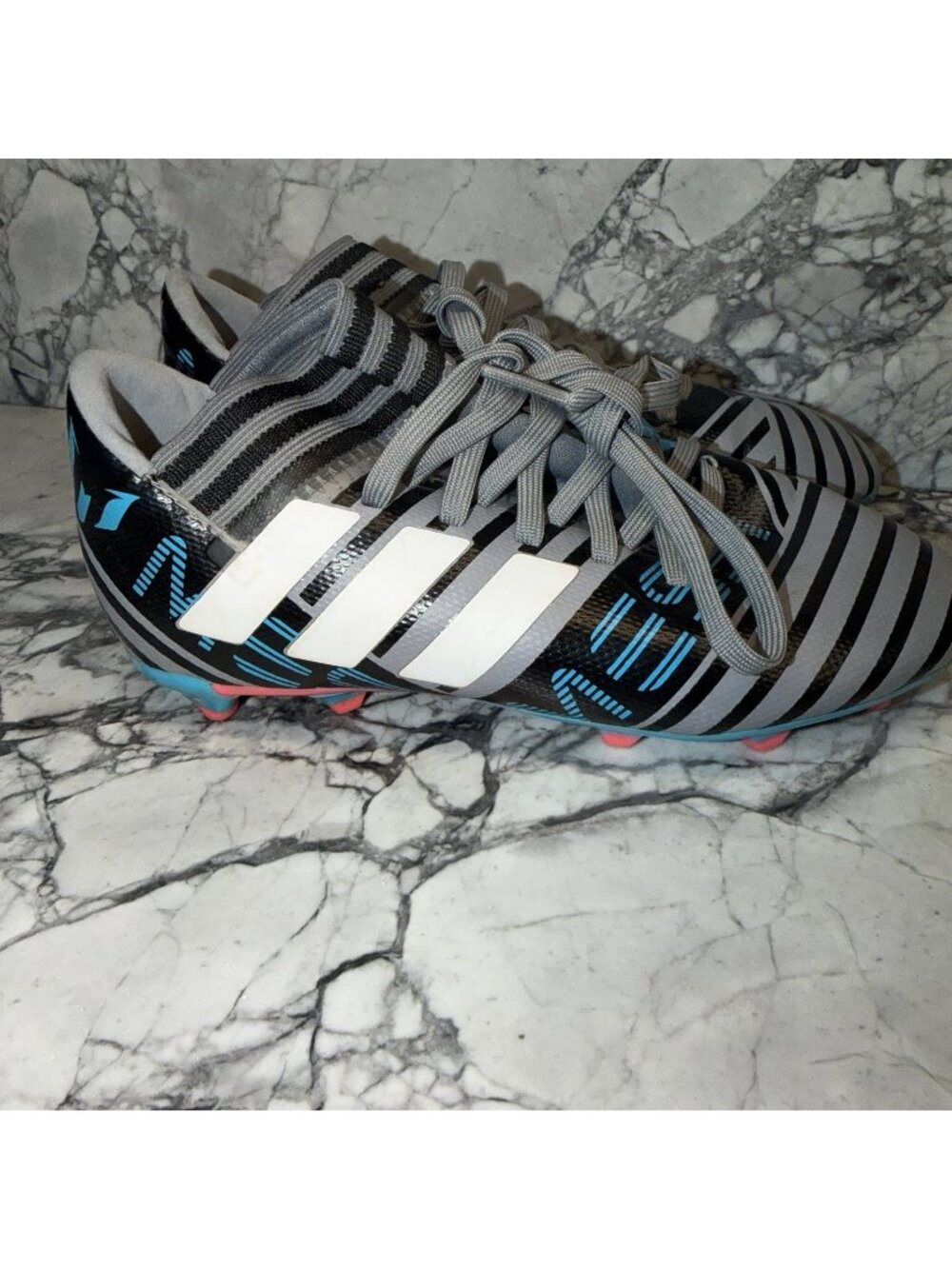 ADIDAS Kids Nemeziz Messi 17.3 FG W19548-GWT Clean Size 2Y Youth Soccer Cleats